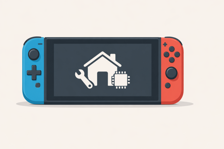 Nintendo Switch homebrew setup illustration