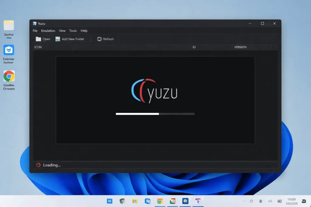 Yuzu emulator games not opening and stuck on the black loading screen on PC
