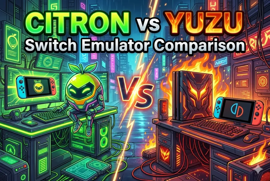 Yuzu vs Citron Nintendo Switch emulator comparison